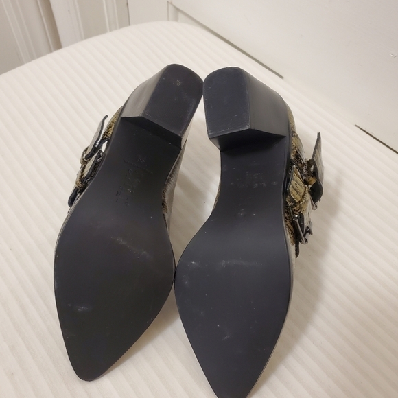 NWOB Tibi Billie Lizard Embossed Leather Ankle Booties Size 36, Unique, Sharp - Picture 5 of 14